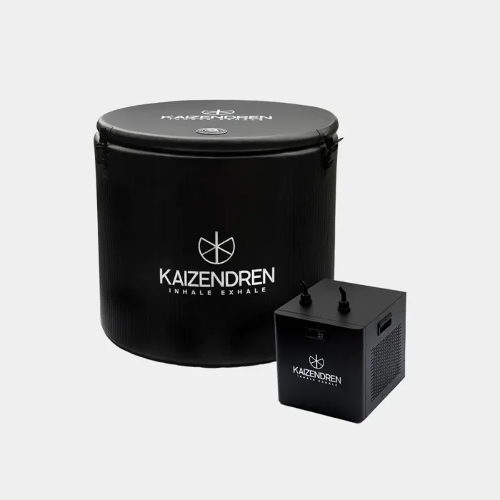 Ice Bath And Ice Chiller, Portable, With Thermo Lid And Cover, 400 L, Black, Kaizendren Ice Pro - Image 1