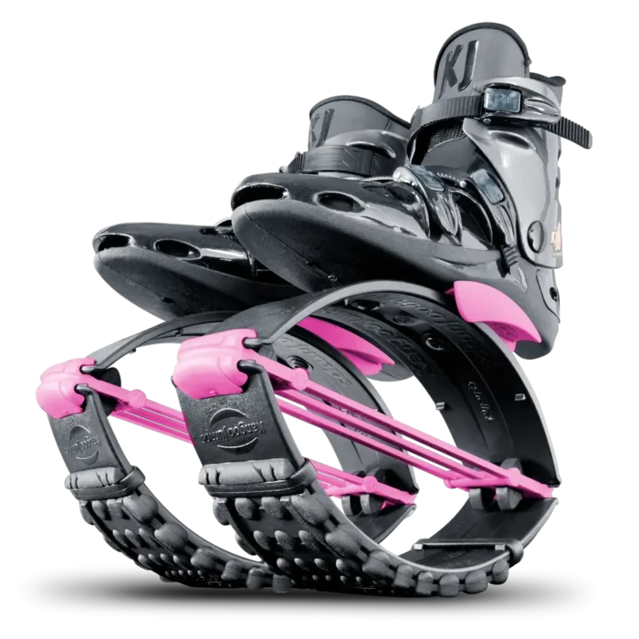 Jumping Shoes, Jump Boots, Kangoo Jumps, Black Pink, KJ XR3 - Image 1