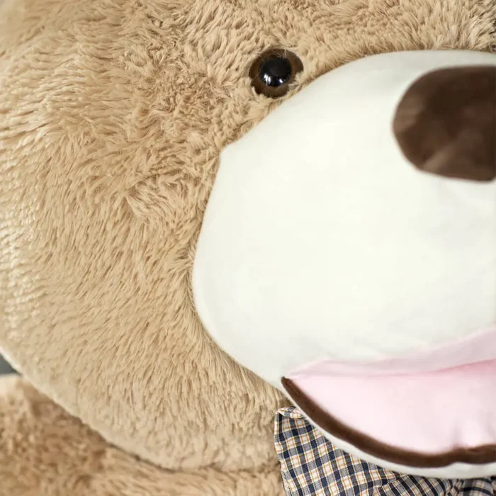 Big Plush Teddy Bear, Soft Toy, 130 Cm, 51 Inches, 4.3 Feet, Light Brown, Bobo - Image 3