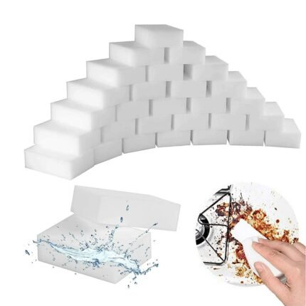 Melamine Cleaning Sponge, Magic Eraser For Cleaning, Pack 25 Pcs